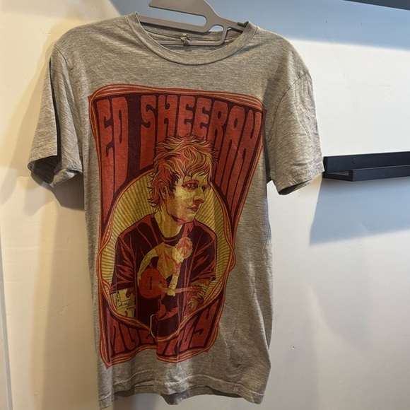 Ed Sheeran 2014 Multiply Tour Band T-Shirt Sz S - Picture 1 of 6